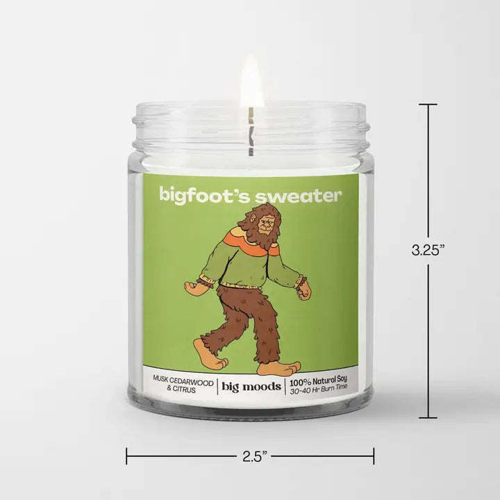 Bigfoot's Sweater Soy Candles