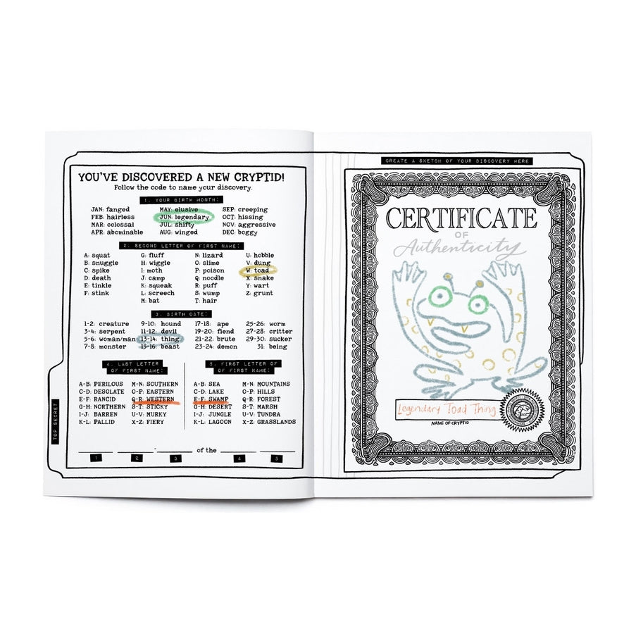 Legendary Monsters Coloring & Activity Book