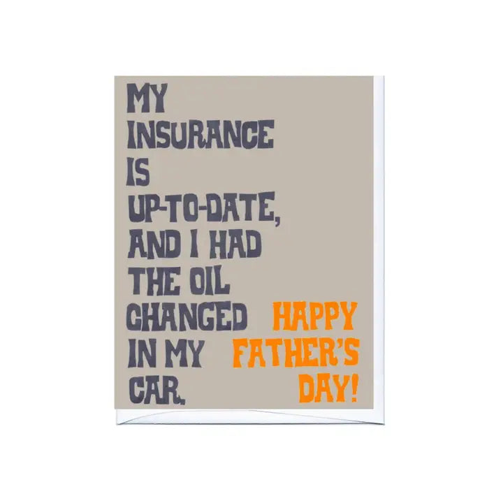 Insurance Father's Day Greeting Card