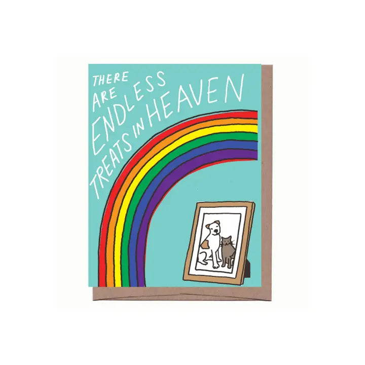 Treats in Heaven Pet Sympathy Card