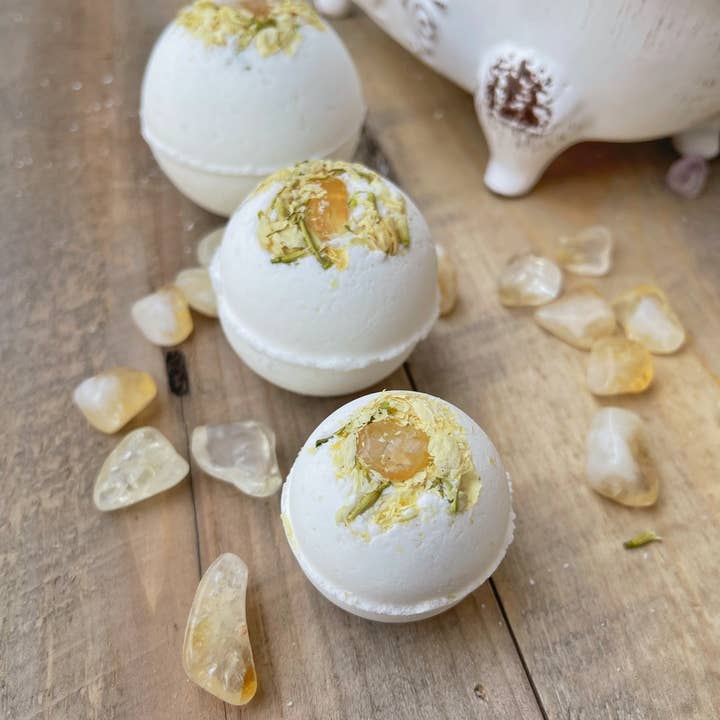 Citrine & Jasmine Bath Bomb
