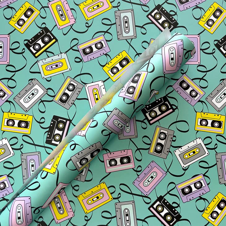 Mixtape Gift Wrap Sheet