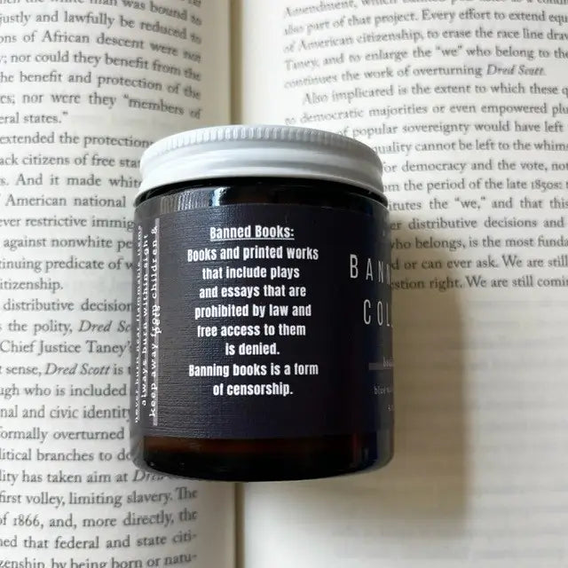 Banned Book Collector Bookish Soy Candle