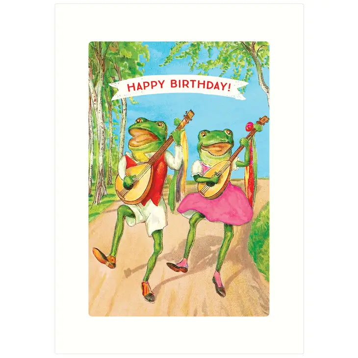 Birthday Frogs Card