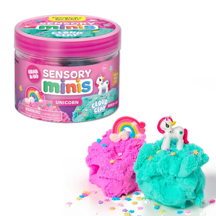 Sensory Mini Play Kit Jar with Cloud Clay