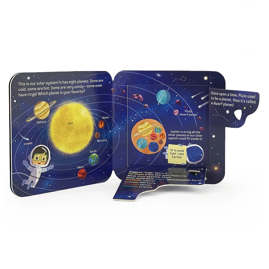 Peek-A-Flap Space Board Book