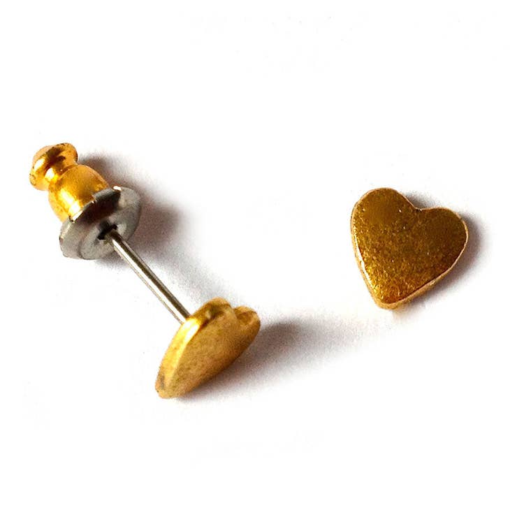 Heart Stud Earrings