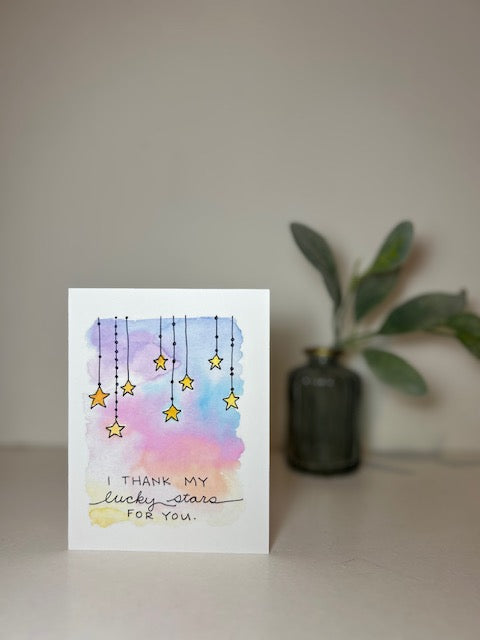 Lucky Stars Greeting Card