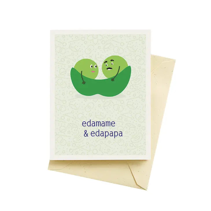 Edamame Baby Card