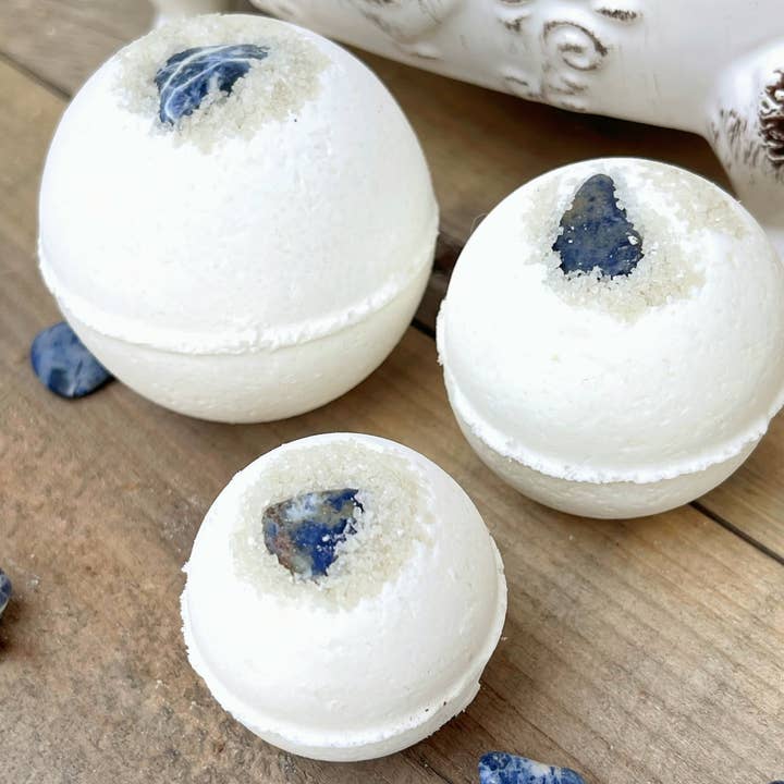 Sodalite & Sel Gris Bath Bomb