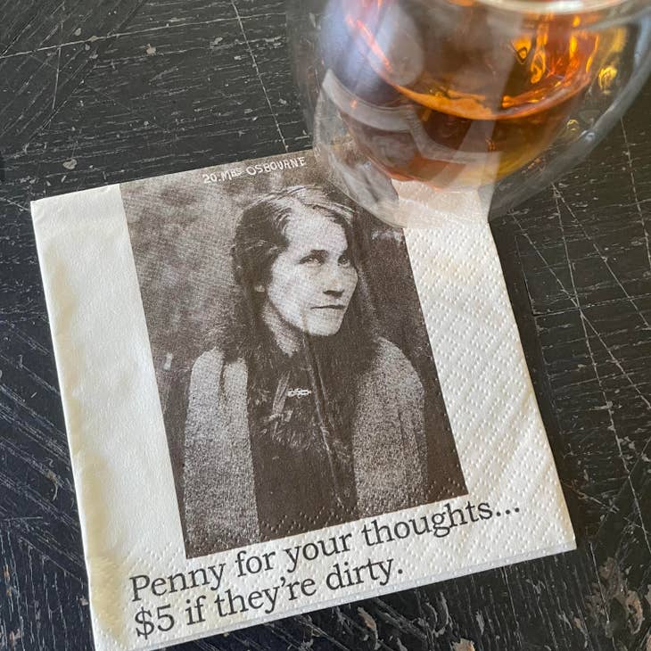 Penny For Your Thoughts...Cocktail Napkins