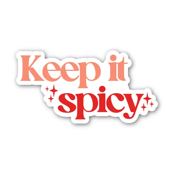 Keep It Spicy Bookish Vinyl Sticker