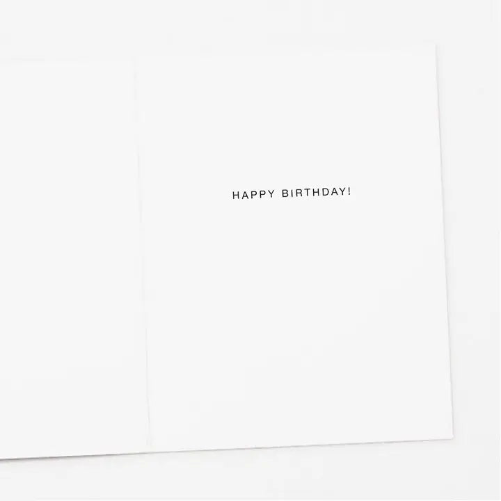 Bookshelf Birthday Card