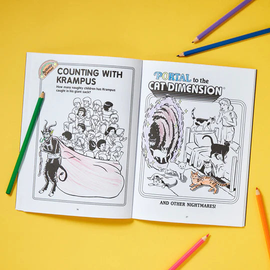 Let's Summon Demons: A Creepy Coloring & Activity Book