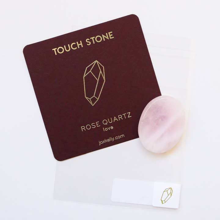 Rose Quartz Touch Stone