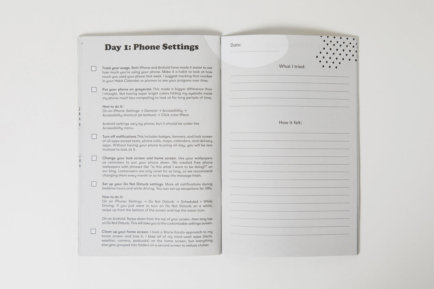 Unplugged: A Workbook to Reset Your Relationship with Screens