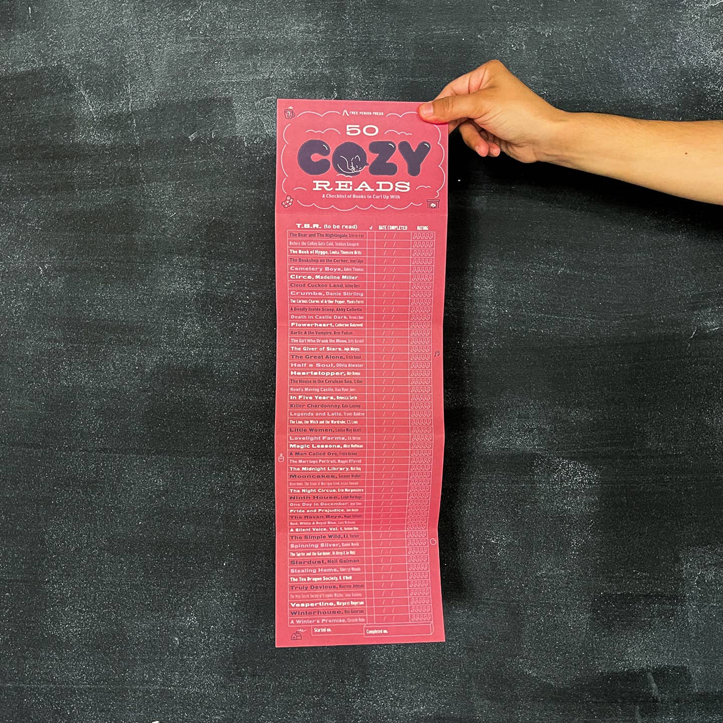 50 Cozy Reads: A Checklist of Books to Curl Up With
