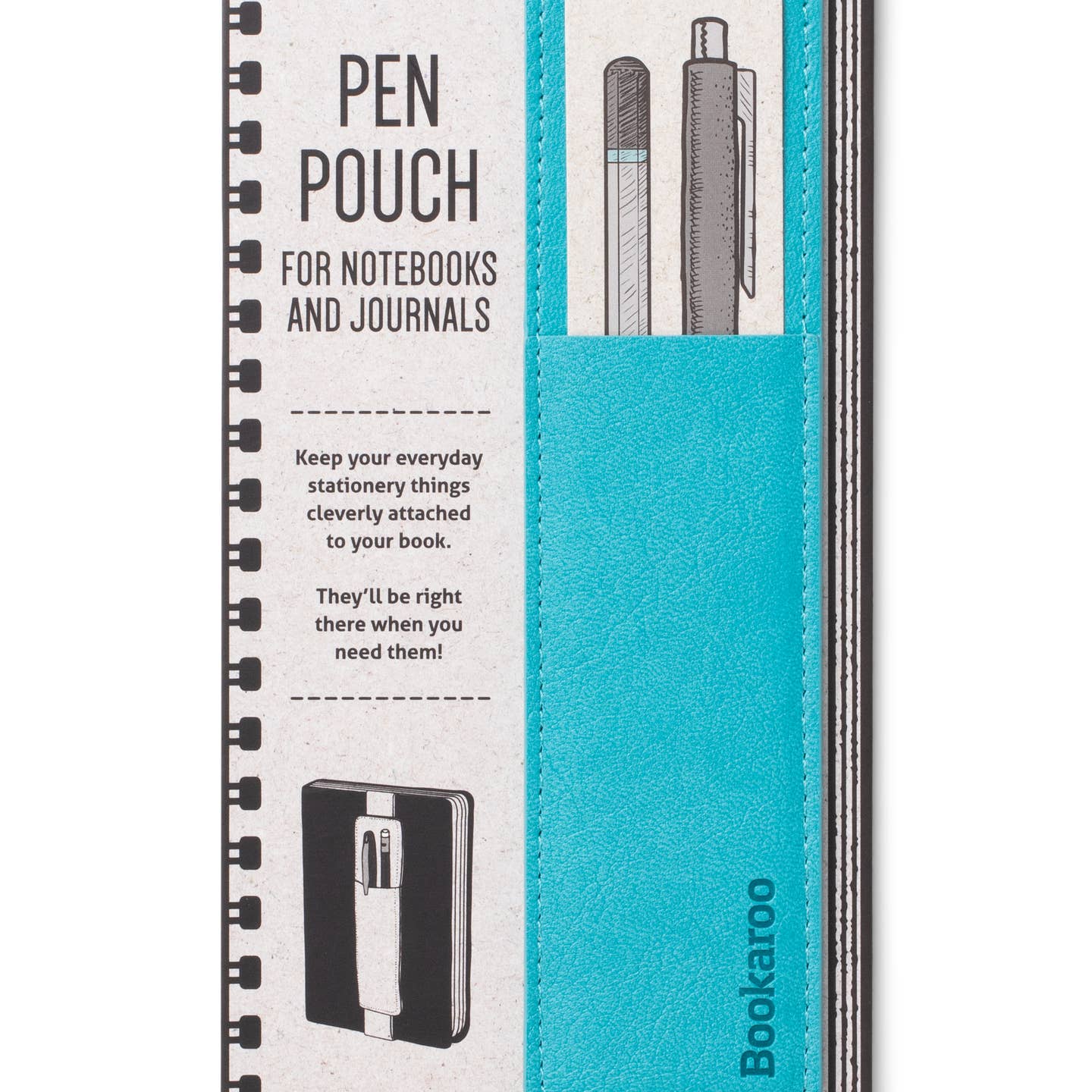 Bookaroo Pen Pouch for Notebooks and Journals