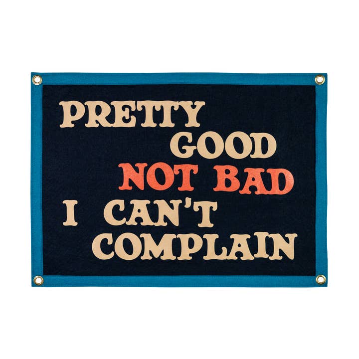 John Prine Pretty Good Not Bad I Can’t Complain Camp Flag