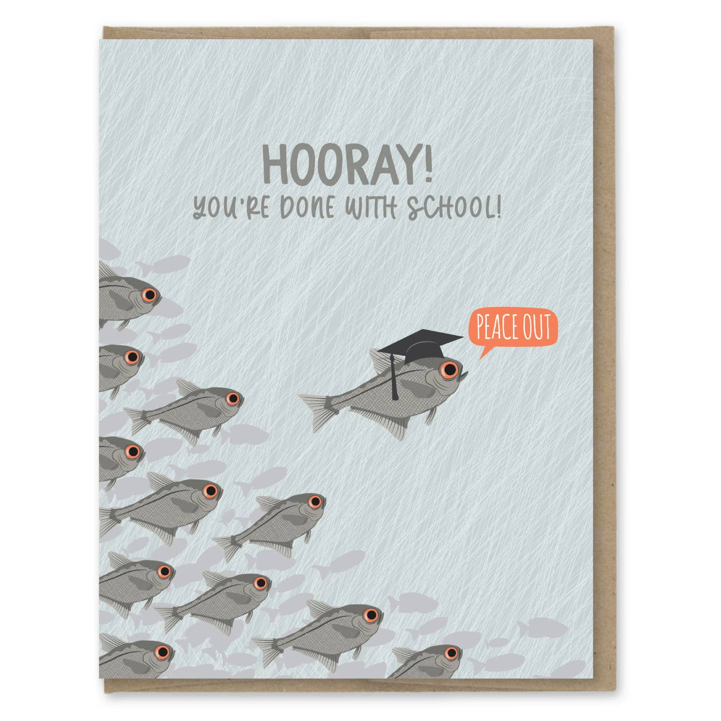 Done With School Graduation Card