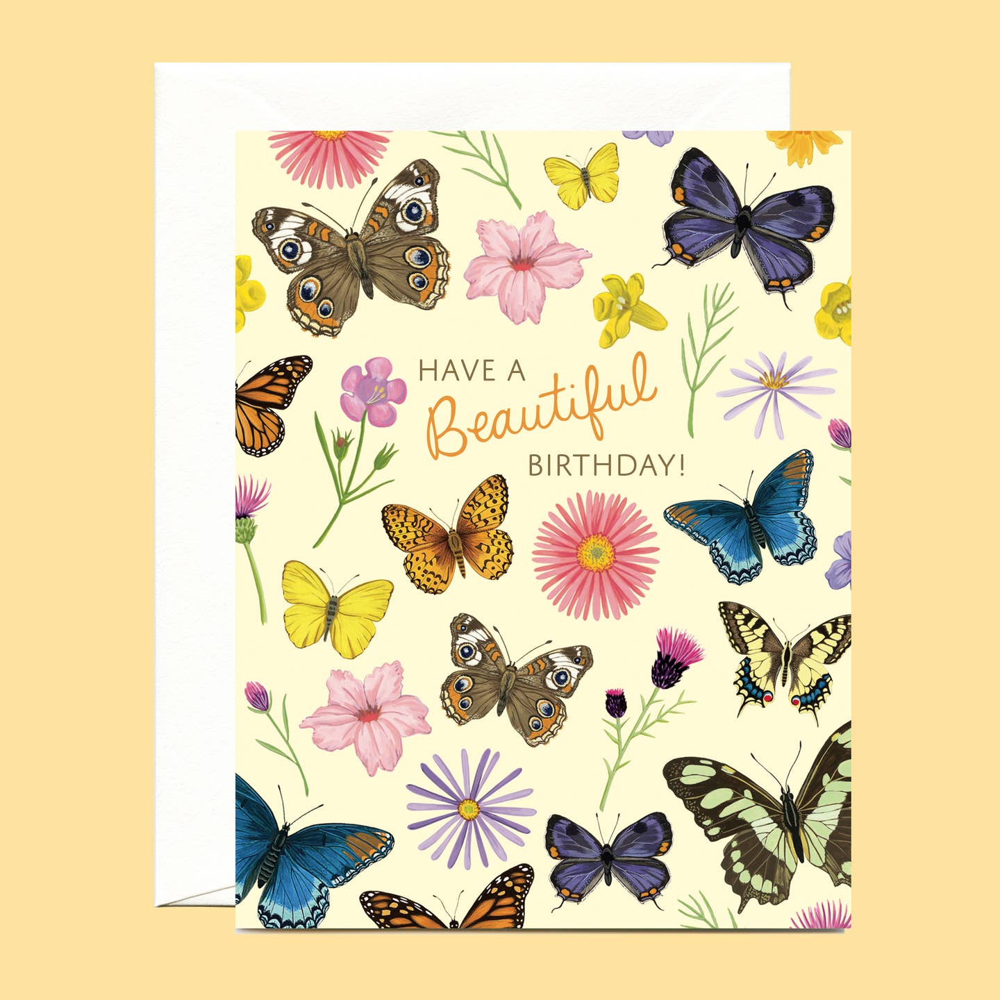 Beautiful Birthday Butterflies Birthday Card