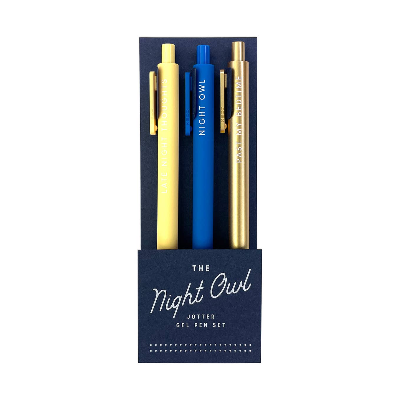 The Night Owl Jotter Gel Pen Set
