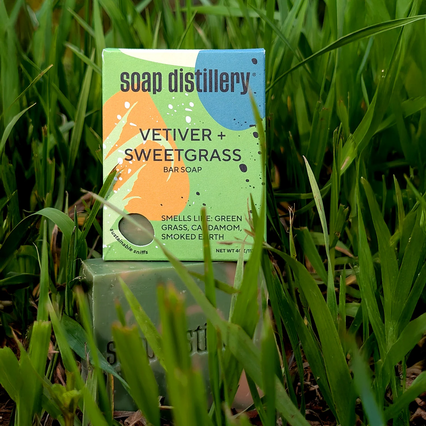Vetiver + Sweetgrass Bar Soap
