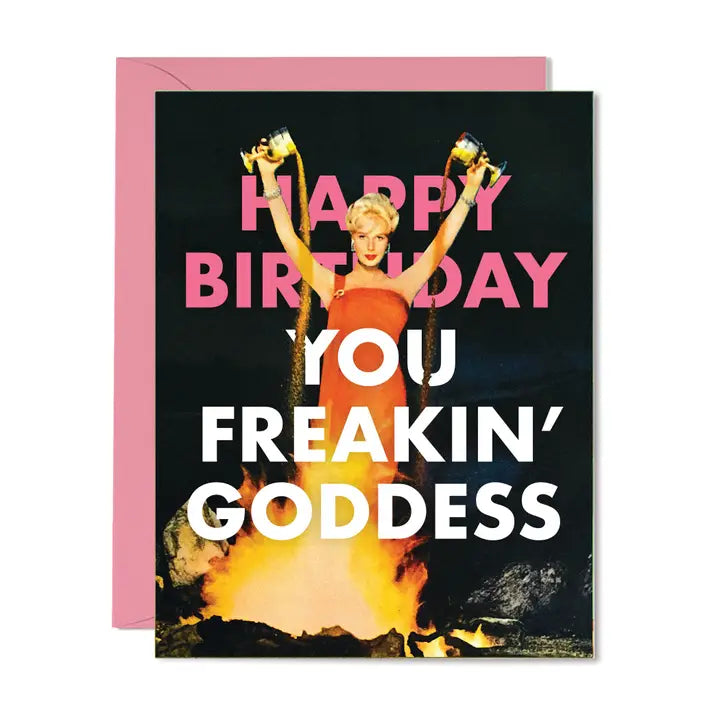 Happy BIrthday Goddess Card