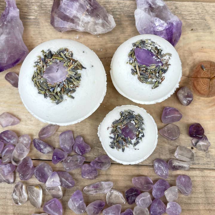 Amethyst & Lavender Bath Bomb