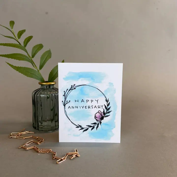 Anniversary Wreath Card