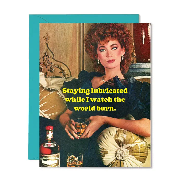 Watch the World Burn Greeting Card