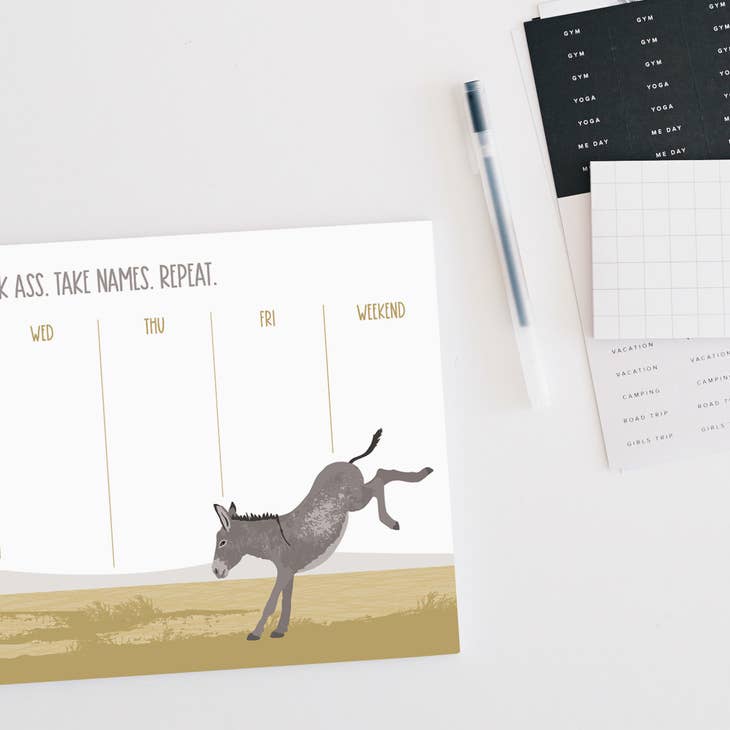 Kick Ass Weekly Planner