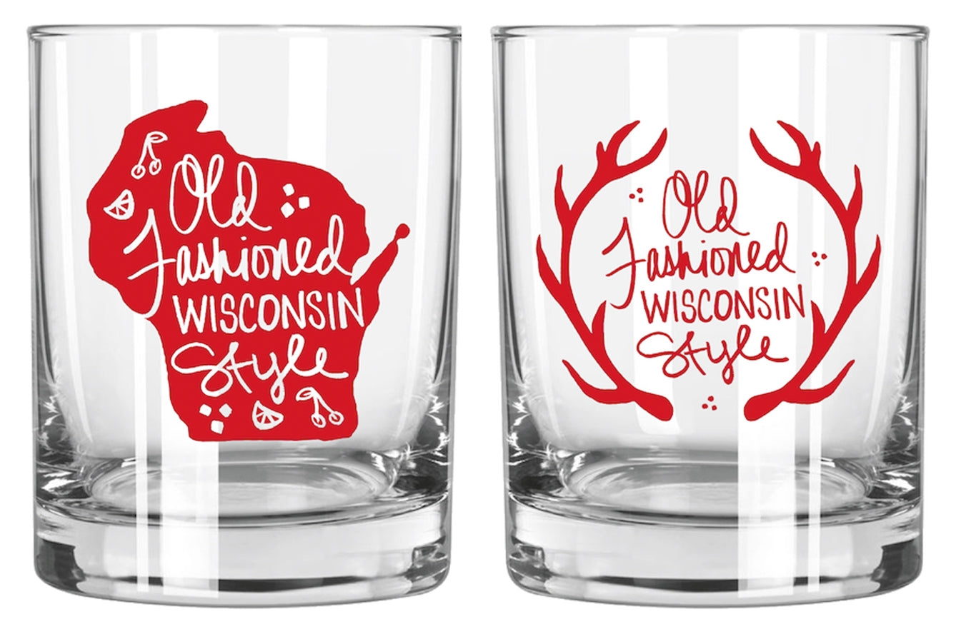 Old Fashioned Wisconsin Style Glass