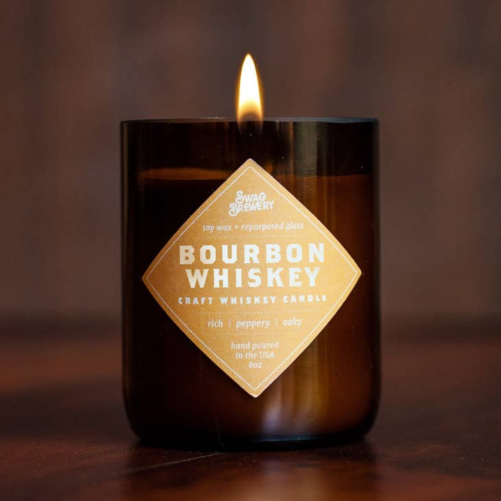 Bourbon Whiskey Brew Candle
