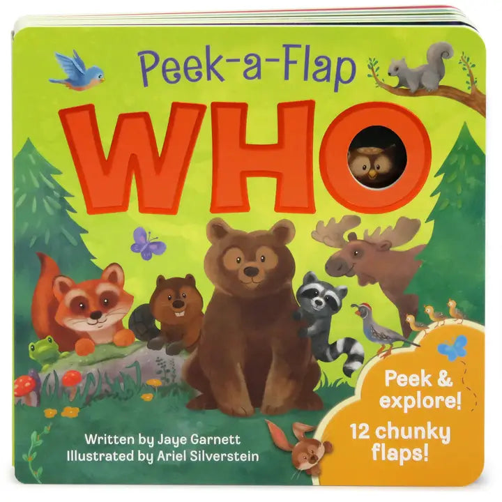 Peek-A-Flap Who Board Book