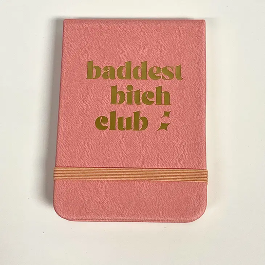 Baddest B*tch Club Leatherette Pocket Journal