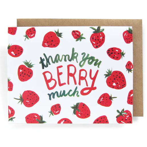 Thank You Berry Much Card