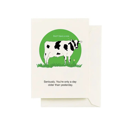 Cow Birthday Card