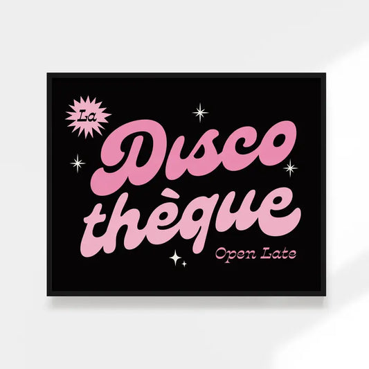 La Discotheque Art Print