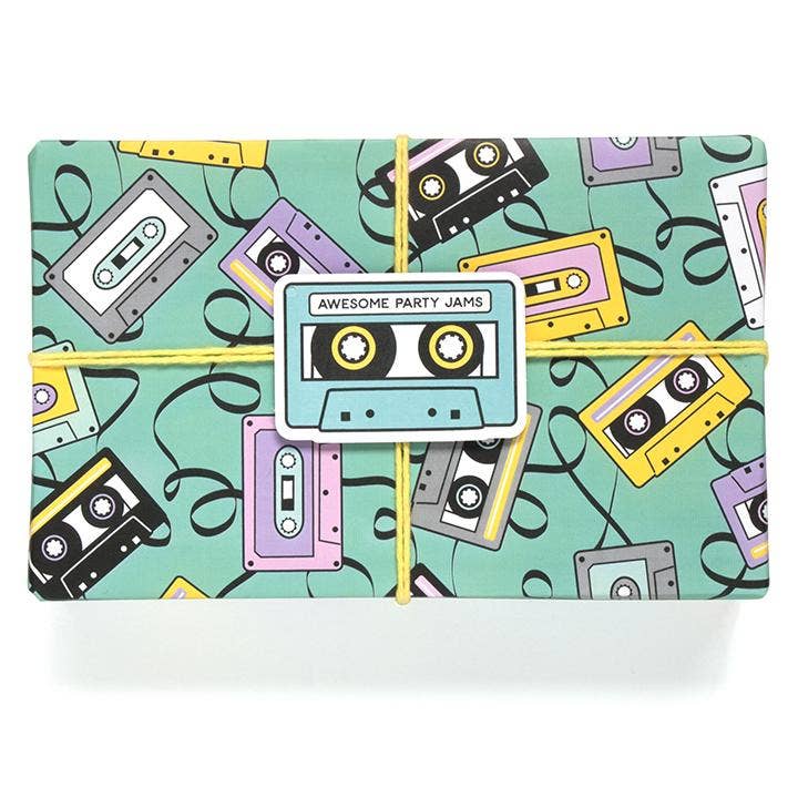 Mixtape Gift Wrap Sheet