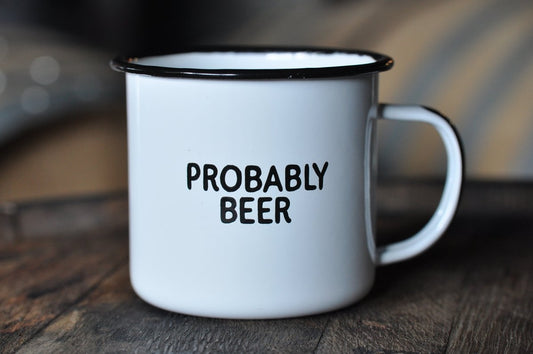 Probably Beer Enamel Mug