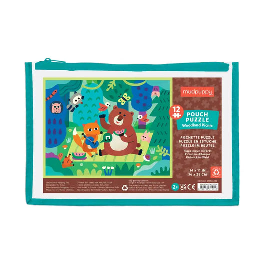Woodland Picnic 12 Piece Pouch Puzzle