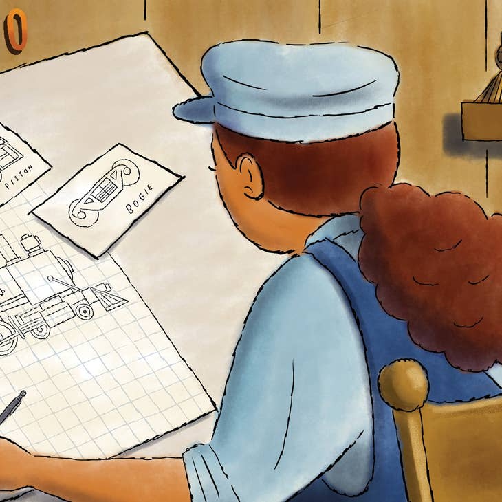 Let's Build a Little Train Picture Book