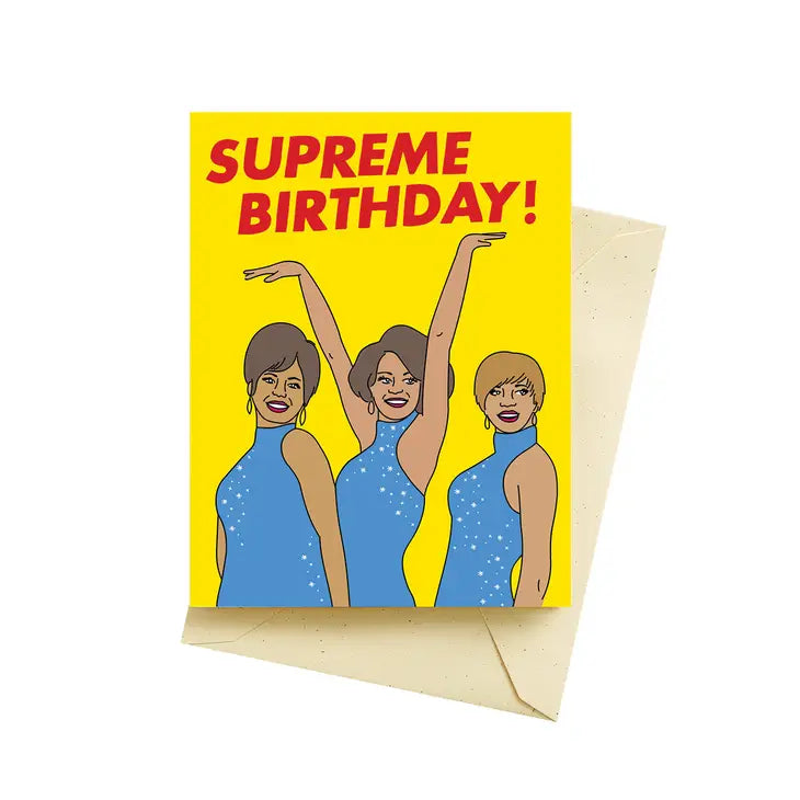 Supreme Birthday Card