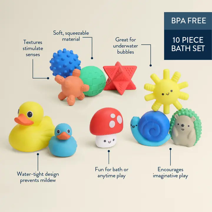 Itzy Splash Soft Bath Toys Set