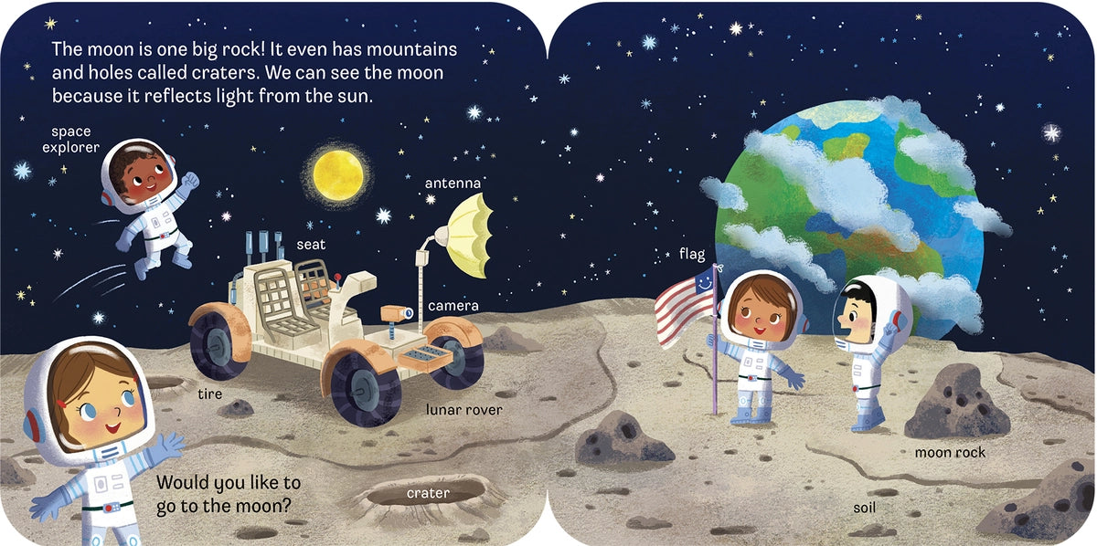 Peek-A-Flap Space Board Book