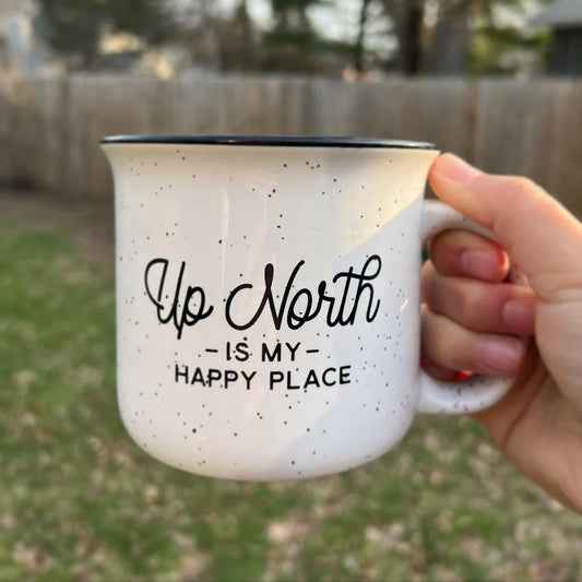 Up North Is My Happy Place Mug