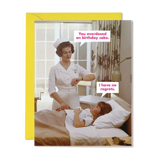 No Regrets Birthday Card