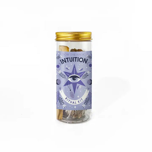 Intuition Ritual Kit with Amethyst, Palo Santo, & Sage