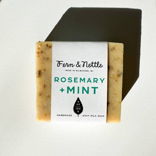 Rosemary + Mint Goat Milk Soap